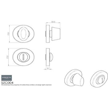 Picture of Serozzetta WC Turn & Release - SZC004CP