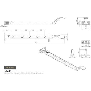 Picture of Victorian Casement Stay - M44S