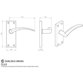 Picture of Wing Door Handles - DL65SC