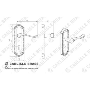 Picture of Ashtead Lock Handle - DL17