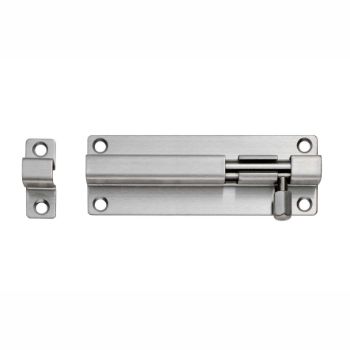 Stainless Steel Slide Door Bolt - 100mm - BBT100SSS