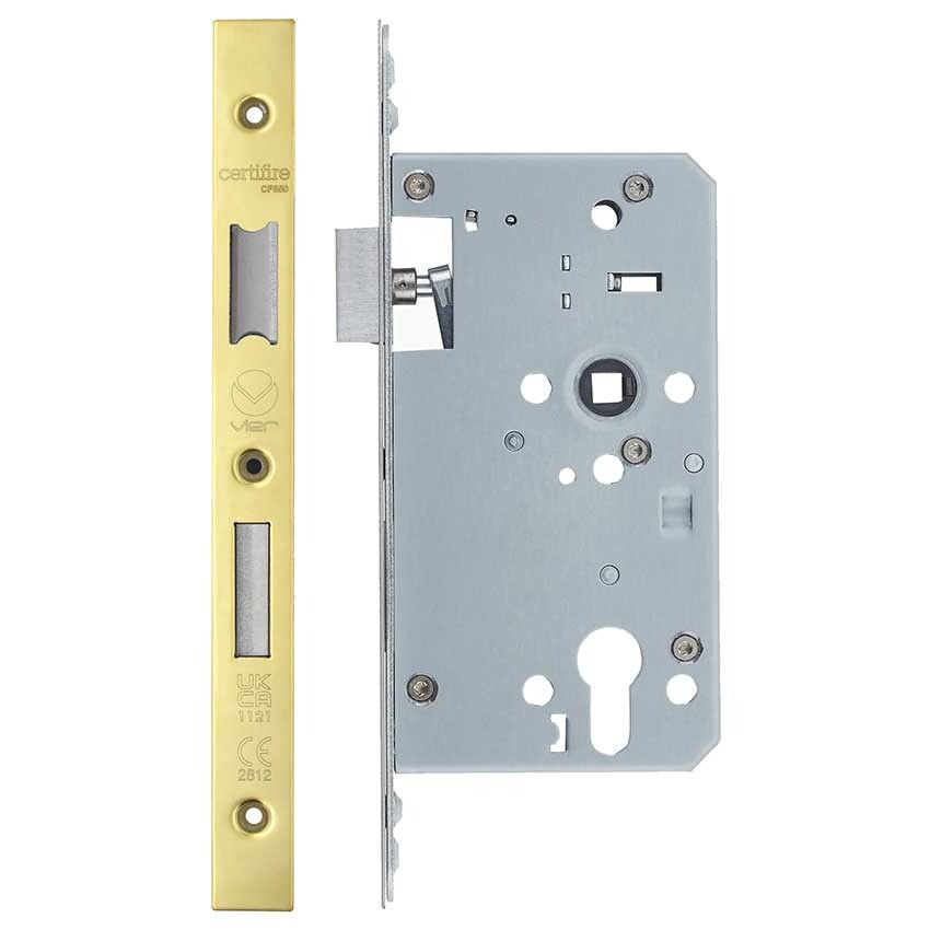 Picture of Din Single Throw Euro Sash Lock - VDL7260STPB