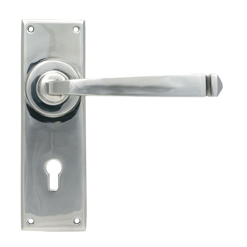 Period Avon Locking Handle in Polished Stainless Steel - 49825 