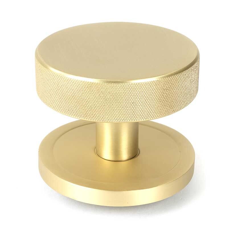 Picture of Satin Brass Brompton Centre Door Knob  - 50893