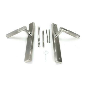 Picture of Satin Marine SS (316) Brompton Slimline Lever Espag Latch Set - 46409