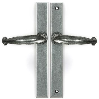 Picture of Pewter Cottage Slimline Lever Espag Latch Set - 46401