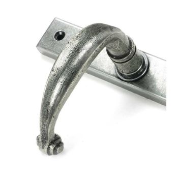 Picture of Pewter Cottage Slimline Lever Espag Latch Set - 46401