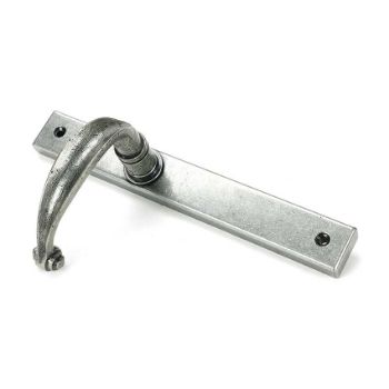 Picture of Pewter Cottage Slimline Lever Espag Latch Set - 46401