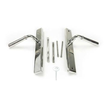 Picture of Polished Marine SS (316) Newbury Slimline Lever Espag Latch Set - 46405