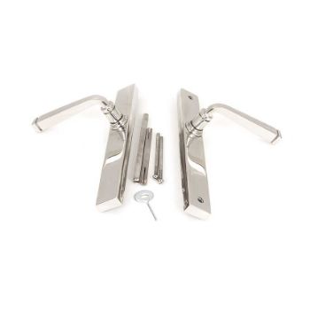 Picture of Polished Marine SS (316) Avon Slimline Lever Espag Latch Set - 46408