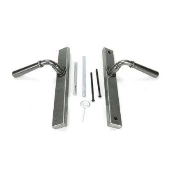 Picture of Pewter Newbury Slimline Lever Espag. Latch Set - 46412