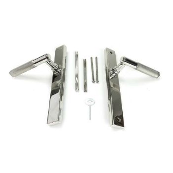 Picture of Polished Stainless Steel (316) Brompton Slimline Lever Espag Latch Set - 46410