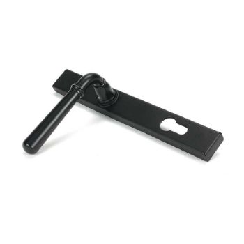 Picture of Matt Black Newbury Slimline Lever Espag. Lock Set - 46413