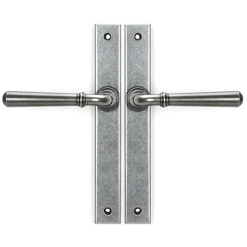 Picture of Pewter Newbury Slimline Lever Espag. Latch Set - 46412