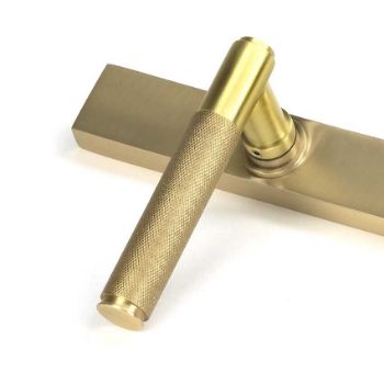 Picture of Satin Brass Brompton Slimline Lever Espag Lock Set - 50841