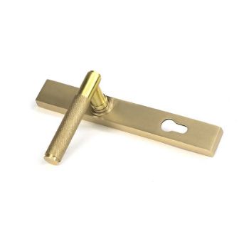 Picture of Satin Brass Brompton Slimline Lever Espag Lock Set - 50841