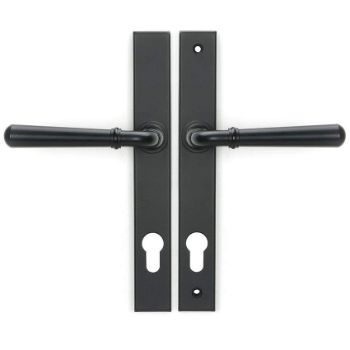 Picture of Matt Black Newbury Slimline Lever Espag. Lock Set - 46413