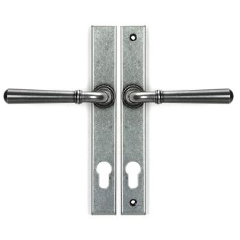 Picture of Pewter Newbury Slimline Lever Espag. Lock Set - 46414