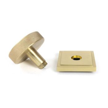 Picture of Satin Brass Brompton Centre Door Knob (Square) - 50896