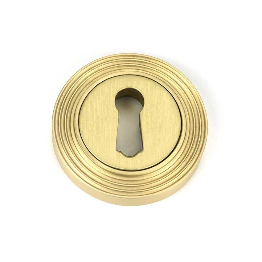 Picture of Satin Brass Round Escutcheon - 50874