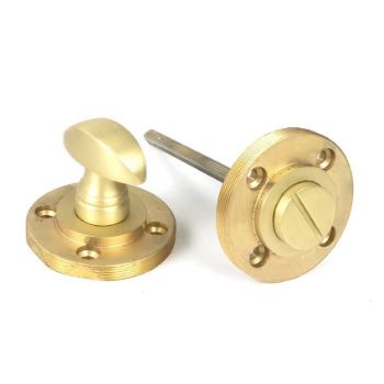 Picture of Satin Brass Round Thumbturn Set (Plain) - 50880