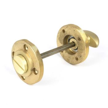 Picture of Satin Brass Round Thumbturn Set (Art Deco) - 50881