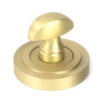 Picture of Satin Brass Round Thumbturn Set (Art Deco) - 50881