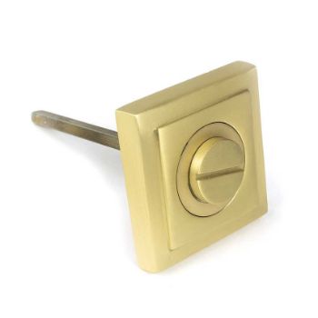 Picture of Satin Brass Thumbturn Set (Square) - 50883