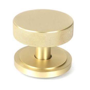 Picture of Satin Brass Brompton Centre Door Knob (Art Deco) - 50894