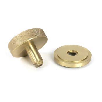 Picture of Satin Brass Brompton Centre Door Knob (Art Deco) - 50894