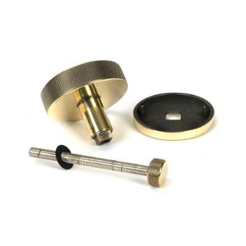 Picture of Aged Brass Brompton Centre Door Knob (Plain) - 46734