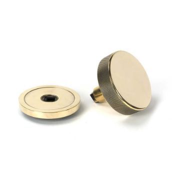 Picture of Aged Brass Brompton Centre Door Knob (Plain) - 46734