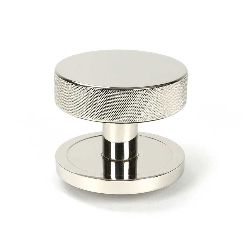 Picture of Polished Nickel Brompton Centre Door Knob (Plain) - 46742