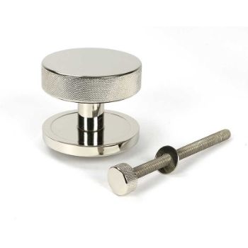 Picture of Polished Nickel Brompton Centre Door Knob (Plain) - 46742