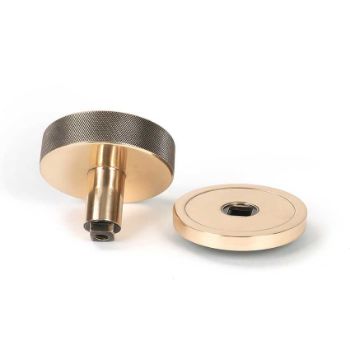 Picture of Polished Bronze Brompton Centre Door Knob (Plain) - 46750