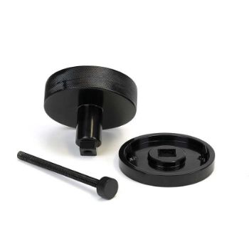 Picture of Black Brompton Centre Door Knob (Plain) - 46754