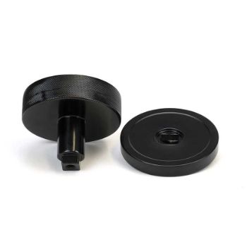 Picture of Black Brompton Centre Door Knob (Plain) - 46754