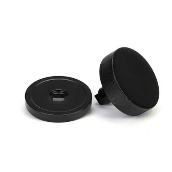 Picture of Black Brompton Centre Door Knob (Plain) - 46754