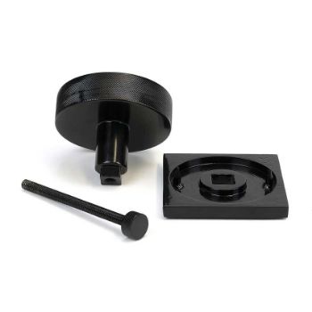 Picture of Black Brompton Centre Door Knob (Square) - 46757