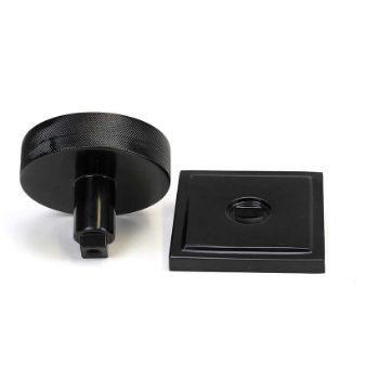 Picture of Black Brompton Centre Door Knob (Square) - 46757