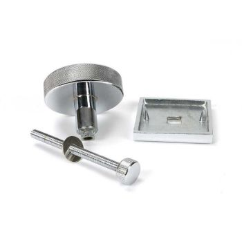 Picture of Polished Chrome Brompton Centre Door Knob (Square) - 46741