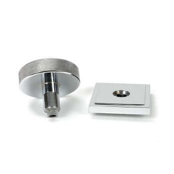 Picture of Polished Chrome Brompton Centre Door Knob (Square) - 46741
