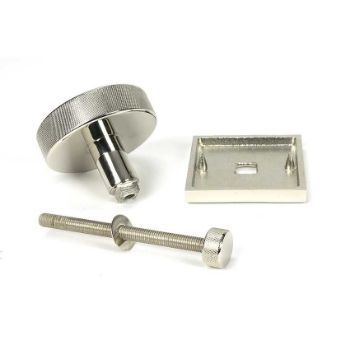 Picture of Polished Nickel Brompton Centre Door Knob (Square) - 46745
