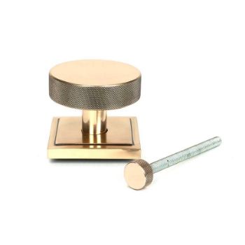 Picture of Polished Bronze Brompton Centre Door Knob (Square) - 46753