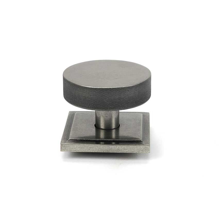 Picture of Pewter Brompton Centre Door Knob (Square) - 46765