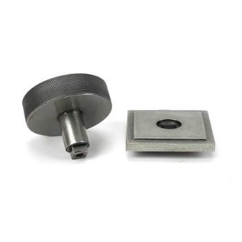 Picture of Pewter Brompton Centre Door Knob (Square) - 46765