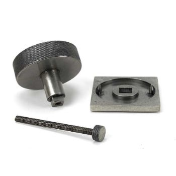 Picture of Pewter Brompton Centre Door Knob (Square) - 46765