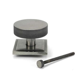 Picture of Pewter Brompton Centre Door Knob (Square) - 46765