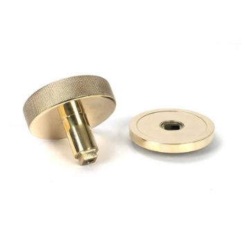 Picture of Polished Brass Brompton Centre Door Knob (Plain) - 50826