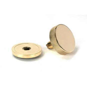 Picture of Polished Brass Brompton Centre Door Knob (Plain) - 50826